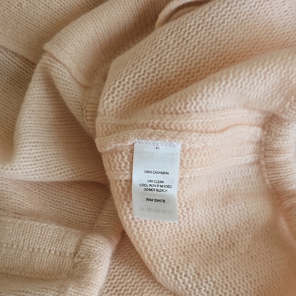 Max Studio Pink Cowl Neck Sweater with Cable Knit - Picture 6 of 7